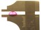 100 8mm x 6mm Bright Pink Pearl Plastic Flatback Oval Cabochons